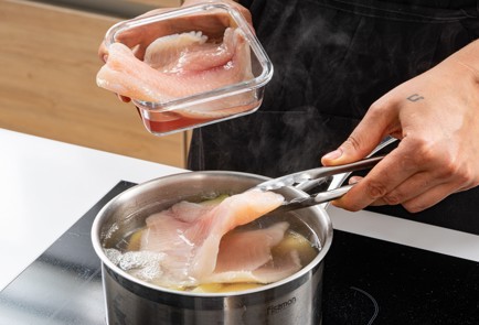 Фото шага рецепта Лазанья с тилапией 186443 шаг 4  