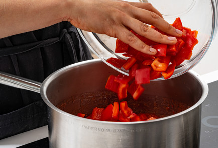 Фото шага рецепта Лечо из болгарского перца на зиму 190271 шаг 6  