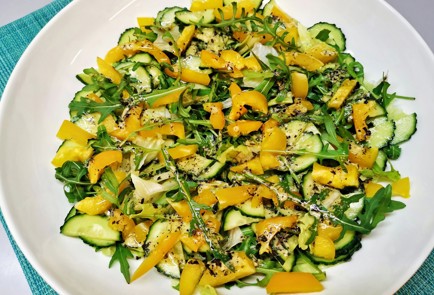 Фото шага рецепта Легкий европейский салат 175640 шаг 11