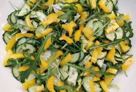 Фото шага рецепта Легкий европейский салат 175640 шаг 5