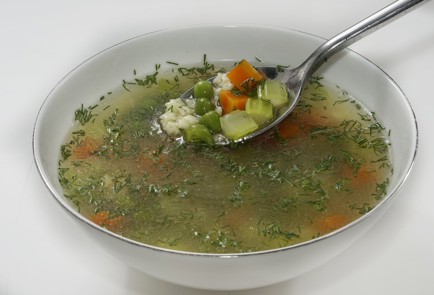 Фото шага рецепта Легкий и быстрый куриный суп 152843 шаг 10  