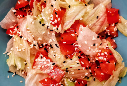 Фото шага рецепта Легкий кубанский салат 151783 шаг 5  