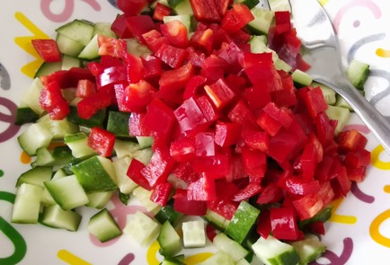 Фото шага рецепта Легкий салат 189185 шаг 4