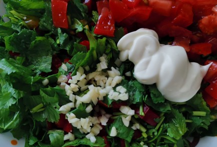 Фото шага рецепта Легкий салат 189185 шаг 8