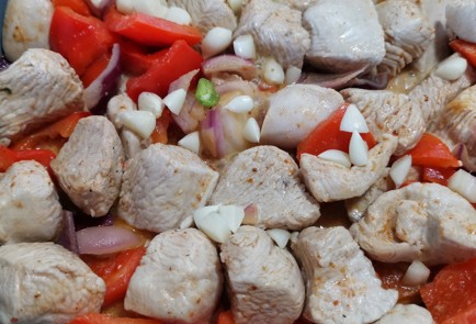 Фото шага рецепта Легкое овощное рагу с индейкой 152325 шаг 6  