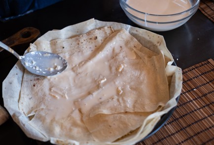 Фото шага рецепта Ленивая ачма из лаваша 139266 шаг 6  