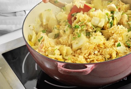 Фото шага рецепта Ленивые голубцы с курицей 16633 шаг 7  