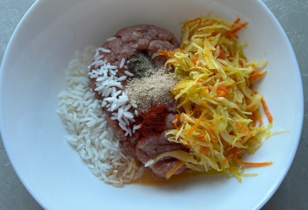 Фото шага рецепта Ленивые голубцы в духовке 175483 шаг 9  