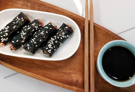 Фото шага рецепта Ленивые роллы без риса 174417 шаг 10