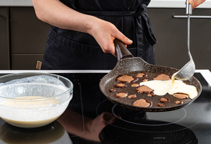 Фото шага рецепта Леопардовые блины 191321 шаг 9  