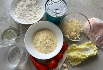 Фото шага рецепта Лепешки с начинкой 174354 шаг 1  