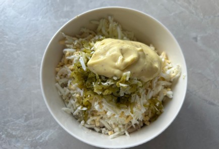 Фото шага рецепта Лепешки с начинкой 189383 шаг 6  