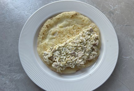 Фото шага рецепта Лепешки с начинкой 189383 шаг 9  