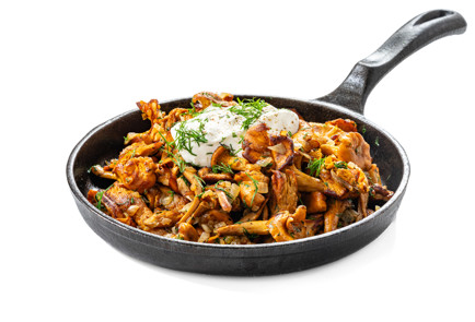 Фото шага рецепта Лисички на сковороде 190297 шаг 10  