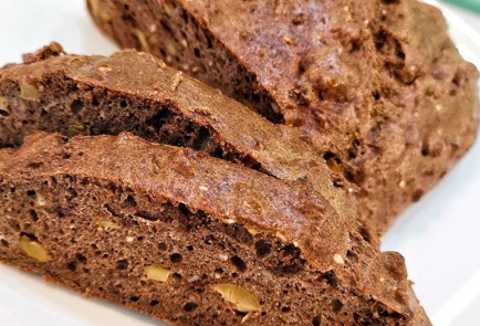 Фото шага рецепта Льняной хлеб с оливками 152876 шаг 11  