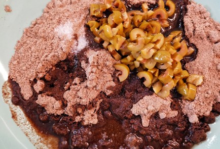 Фото шага рецепта Льняной хлеб с оливками 152876 шаг 4  