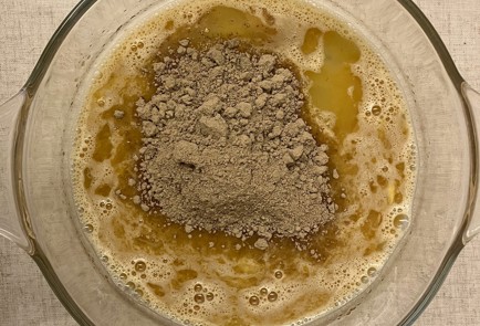 Фото шага рецепта Льняные вафли с морковью 191172 шаг 4  