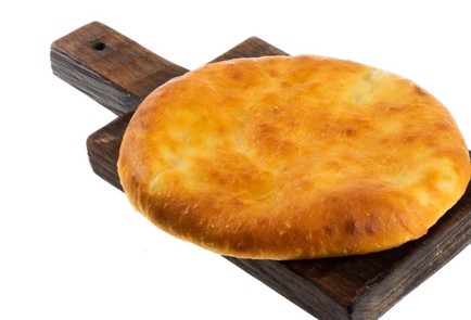 Фото шага рецепта Лепешка с фасолью лобиани 137205 шаг 10  