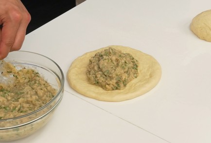 Фото шага рецепта Лепешка с фасолью лобиани 137205 шаг 6  