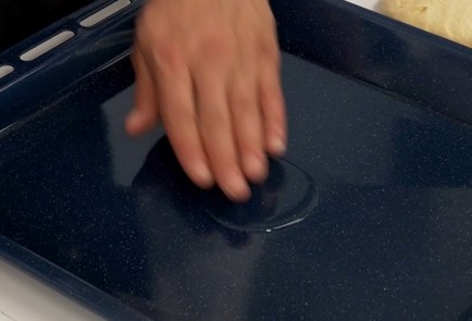 Фото шага рецепта Лепешка с фасолью лобиани 137205 шаг 7  