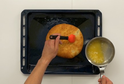 Фото шага рецепта Лепешка с фасолью лобиани 137205 шаг 9  