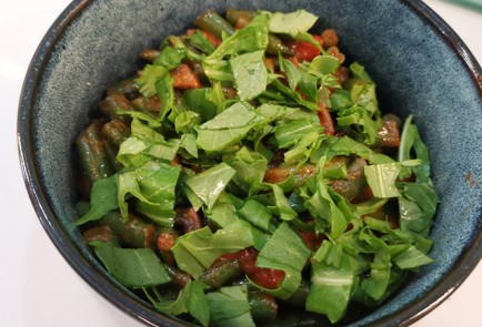 Фото шага рецепта Лобио с грибами 174166 шаг 11  