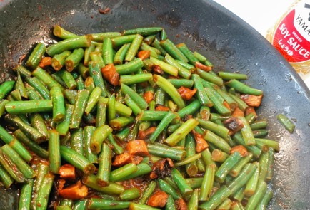 Фото шага рецепта Лобио с грибами 174166 шаг 7  