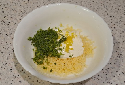 Фото шага рецепта Лосось с сыром запеченный в духовке 187898 шаг 7