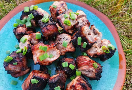 Фото шага рецепта Луковый шашлык 189473 шаг 10  