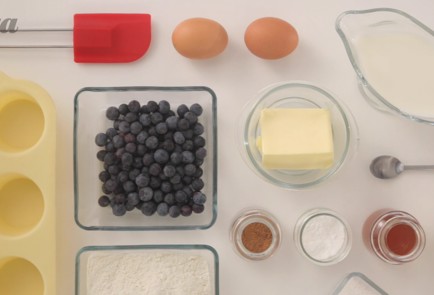 Фото шага рецепта Маффины с голубикой и мускатным орехом 21506 шаг 2  