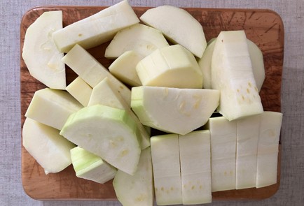 Фото шага рецепта Маффины в духовке со сливами и кабачком 190314 шаг 2  