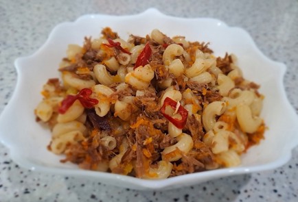 Фото шага рецепта Макароны по флотски 190027 шаг 11  