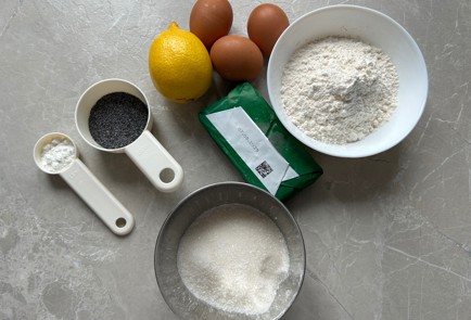 Фото шага рецепта Маковолимонный кекс 190046 шаг 1  