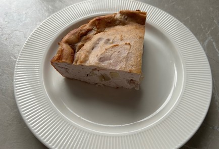 Фото шага рецепта Малиновая творожная запеканка с ананасом 190003 шаг 10  