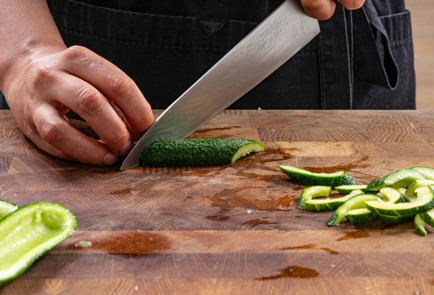 Фото шага рецепта Малосольные огурцы в азиатском стиле 189601 шаг 7  