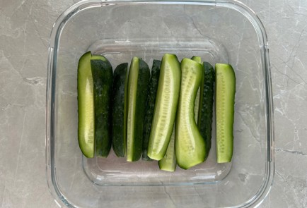 Фото шага рецепта Малосольные огурцы 186884 шаг 3  