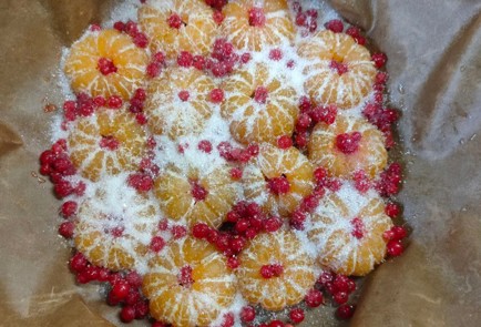 Фото шага рецепта Манник с мандаринами 175335 шаг 11  