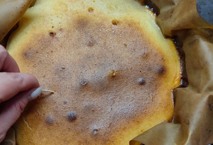 Фото шага рецепта Манник с мандаринами 175335 шаг 14  