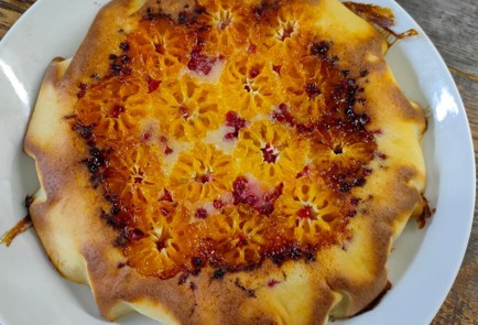 Фото шага рецепта Манник с мандаринами 175335 шаг 17  