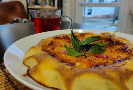 Фото шага рецепта Манник с мандаринами 175335 шаг 18  