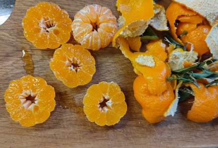 Фото шага рецепта Манник с мандаринами 175335 шаг 8  