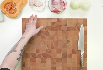 Фото шага рецепта Манты с бараниной и тыквой 175825 шаг 1  