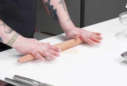 Фото шага рецепта Манты с бараниной и тыквой 175825 шаг 10  