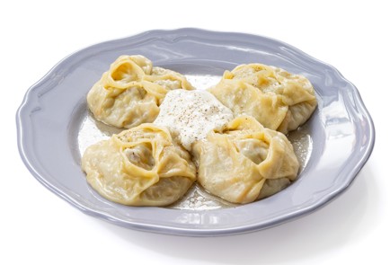 Фото шага рецепта Манты с бараниной и тыквой 175825 шаг 13  