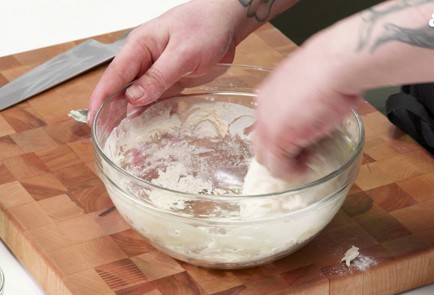 Фото шага рецепта Манты с бараниной и тыквой 175825 шаг 3  