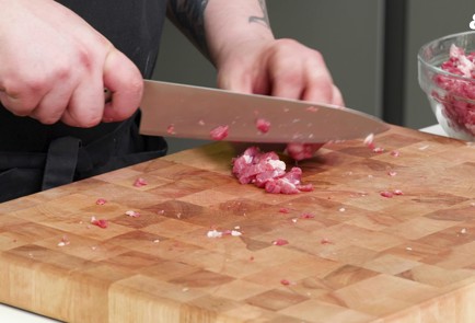 Фото шага рецепта Манты с бараниной и тыквой 175825 шаг 5  