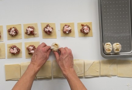 Фото шага рецепта Манты 151441 шаг 10  