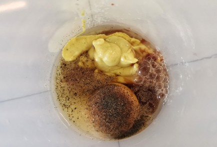 Фото шага рецепта Майонез с шафраном и сливками 152752 шаг 5  