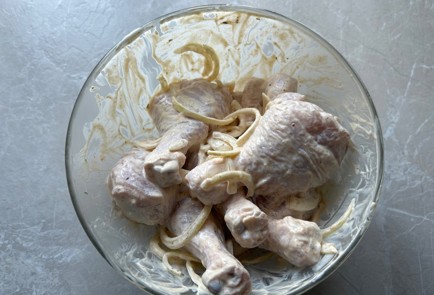 Фото шага рецепта Маринад для шашлыка из курицы 189758 шаг 9  