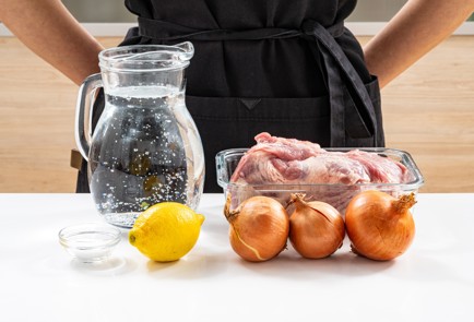 Фото шага рецепта Маринад для шашлыка из свинины с луком 189034 шаг 1  